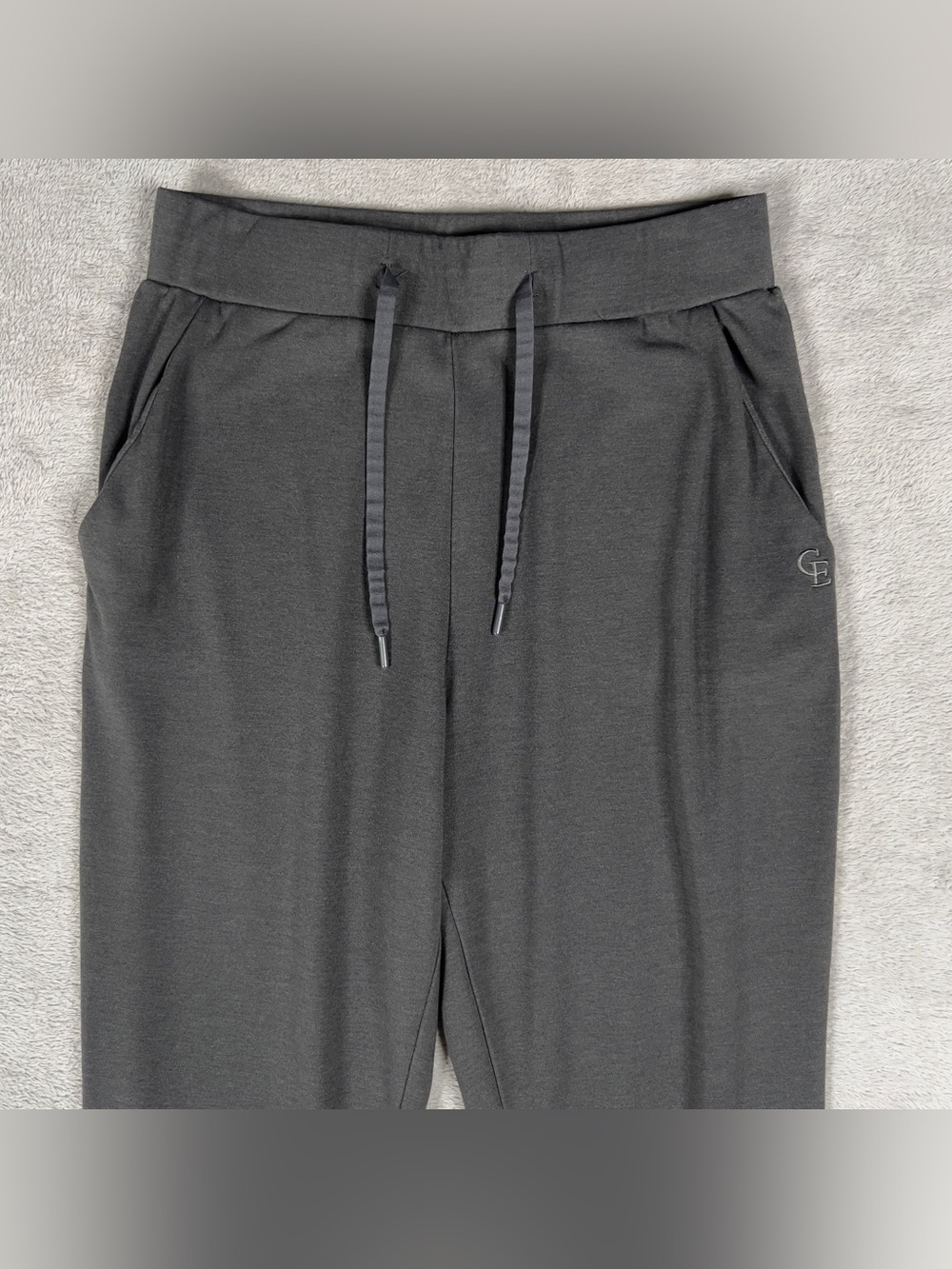 Cozy Earth Brushed Bamboo Joggers Women's Small Charcoal Lounge Pants Comfy Soft - Picture 2 of 11